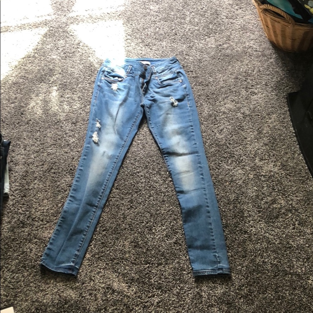 mid rise skinny refugee